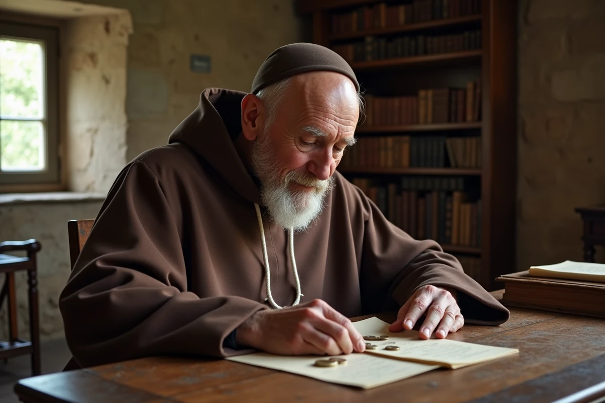 Revenus d&rsquo;un moine catholique : les chiffres détaillés